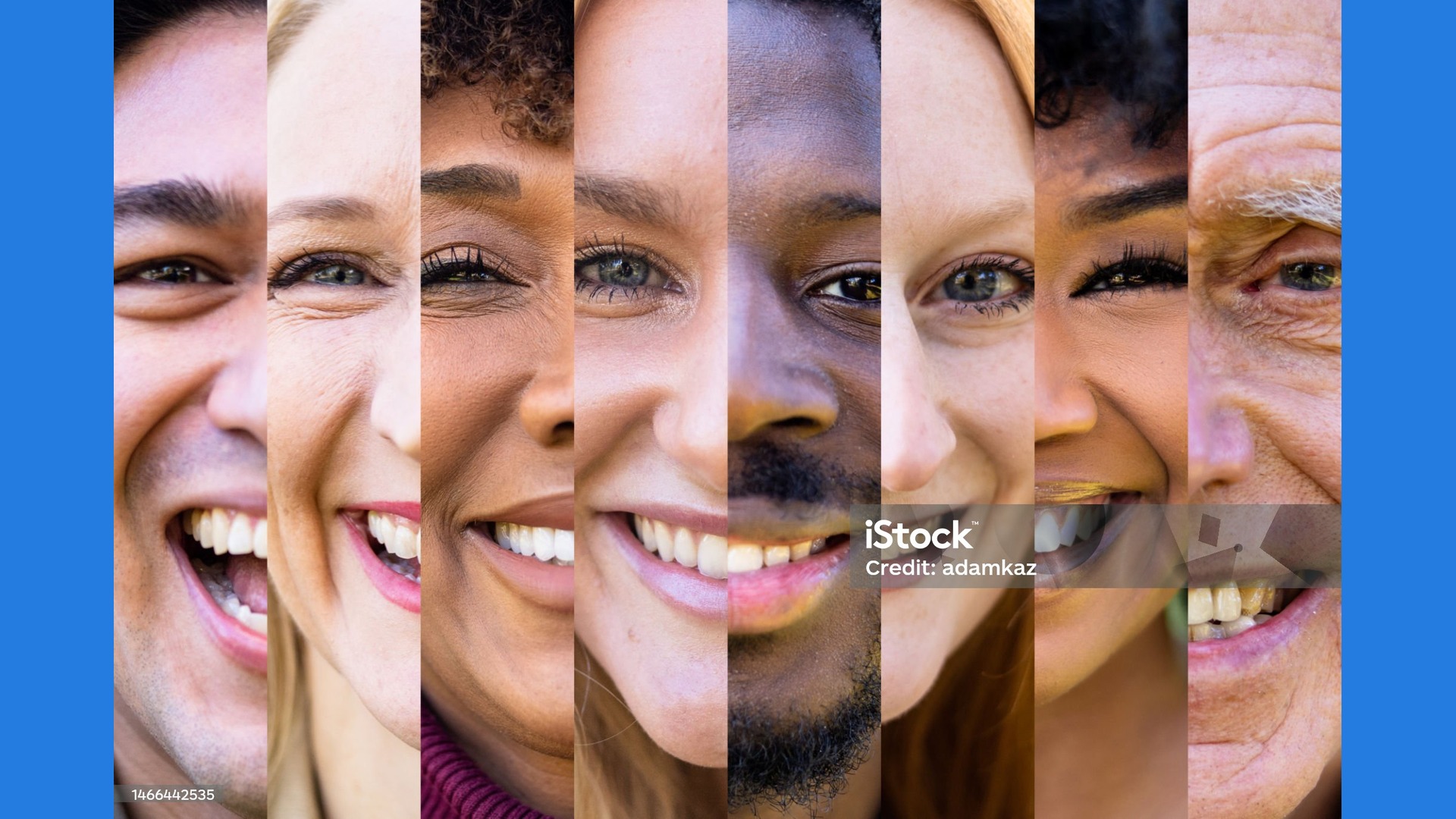 Portrait of diverse human faces showing various expressions